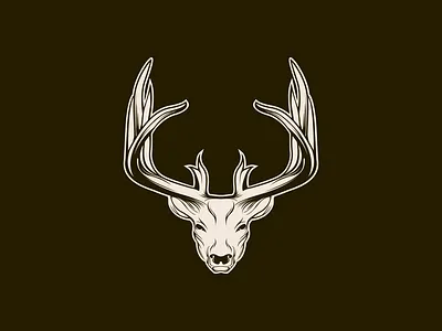 DEER animal branding concept deer designs header logo logotype shape