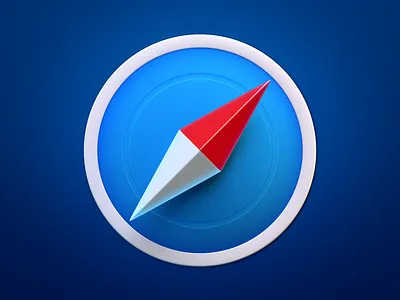 Safari Icon 3d apple big sur browser compass icon ios macos neomorphism pointer safari skeuomorphism