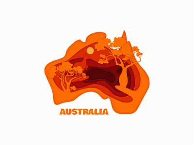 papercut style brand branding colorful design identity illustration illustrator logo logodesign paper cut simple ui