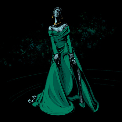 Dark fashion figure. digital illustration digital painting digitalart fashion fashion figure fashion illustration fashion portrait figure illustration illustration art procreate