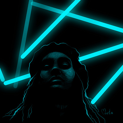 Fashion neon illustration digital illustration digital painting digitalart fashion illustration fashion illustrator fashion portrait illustration illustration art neon neon lights procreate