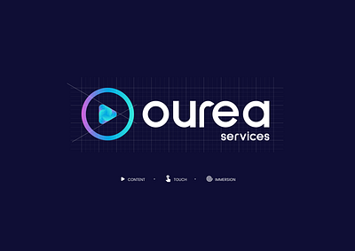 Ourea Services Approved Logo Design branding design flat icon illustration logo ui
