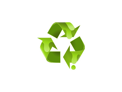 Realistic recycle paint logo branding design flat icon logo logodesign logos minimalist paint logo recycle recycle logo simple