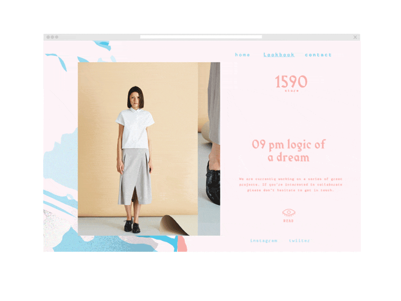 website by Felix David on Dribbble