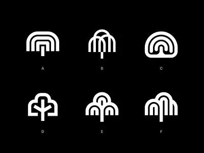 Willo WIP icon line logo minimal nature outdoor simple tree willo willow