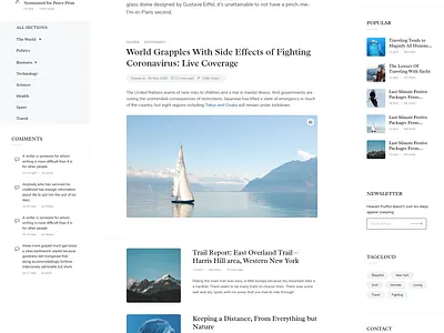 Writepress - Creative Blog Template author bootstrap 4 css3 html5 jquery magazine minimal newspaper publisher writer