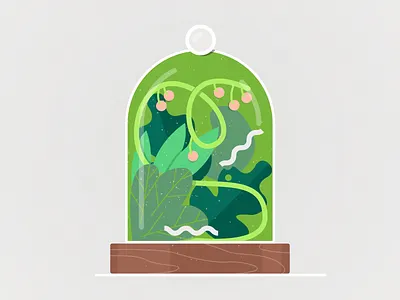 Greenhouse plants care 🌺 bio darkcube digitalart drawing flat flower illustration greenhouse illustration leaf plant plant care plant illustration product design terrarium texture vector wildlife