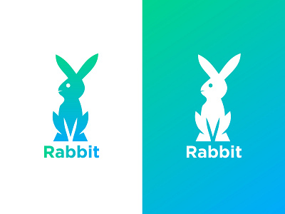 Rabbit Minimalist Logo Design abstract logo animal logo animals brand agency brand identity brand logo branding clean design creative logo flat logo icon logo logo design logo designer logos minimalist logo modern logo rabbit logo symbol uiux