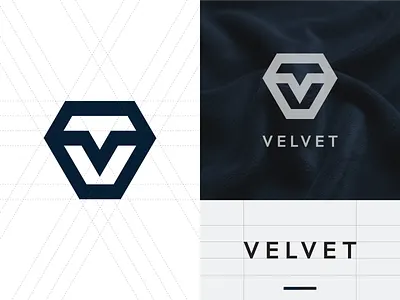 "VELVET" letter v + diamond logo mark abstract app app icon art brand identity branding business logo diamond logo icon jewellery logo letter v logo logo logo design logomark logotype minimal typography ui ux website design