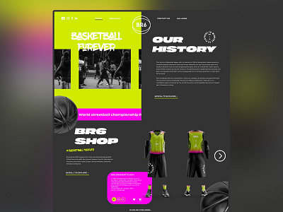 BR6 ui branding color design landing page design logo nike typography ui uidesign web webdesign