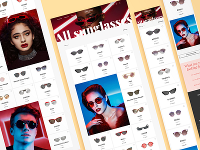 All sunglasses page | Alain Mikli online store design proposal alain mikli ecommerce ecommerce business ecommerce design ecommerce shop ecommerce ui eyeglasses ecommerce figma figmadesign shop online shop website sunglasses ui design