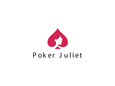 Poker Juliet Logo Design designer graphic logo logo design logopreneur modern typography unique logo