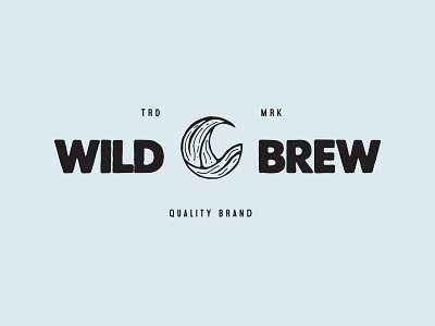 Wild Brew craft brand branding design graphic illustration illustrator layout logo typography vector