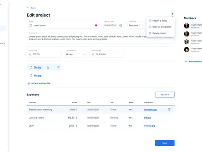 Workplanner enterprise app product design ui ux