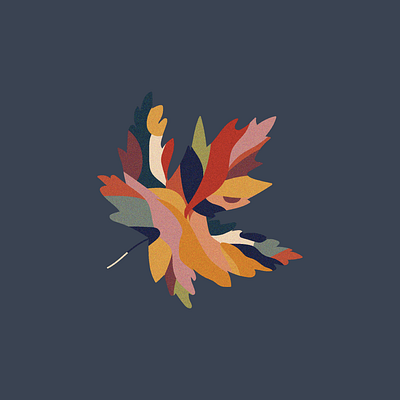 Canada - Marple leaf artwork autumn leaves editorial illustration illustration landscape design leaf logo marple minimal art minimal design nature illustration vector illustration