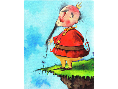 The King children book illustration childrens books illustration illustrations illustrator picture book picture books