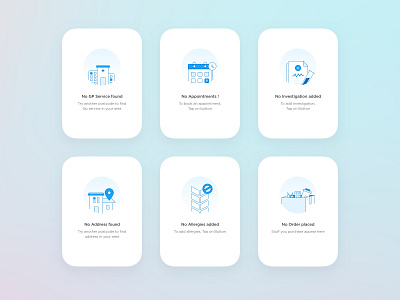 Alldaydr App - Empty state#2 application ui doctor portal emptystate health app iconography sketch app telemedicine user experience user inteface userinterface visual design