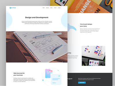 Codekago Website Redesign design illustration landing page ui user experience user experience designer ux