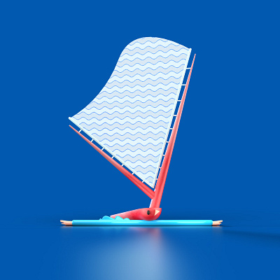 Letter Y 36daysoftype 36daysoftypea 3d characterdesign letter typography yachting