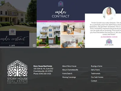 Webpage Development for Local Real Estate Company development web page