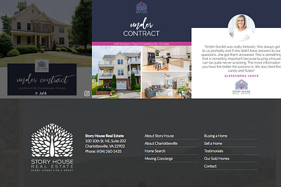 Webpage Development for Local Real Estate Company development web page