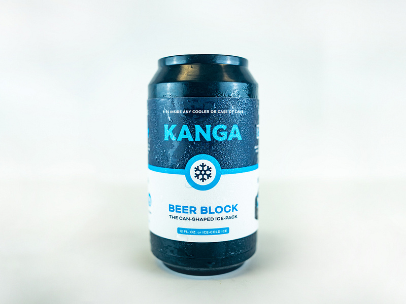 Kanga - Beer Block beer branding cooler design ice icon illustration logo packaging