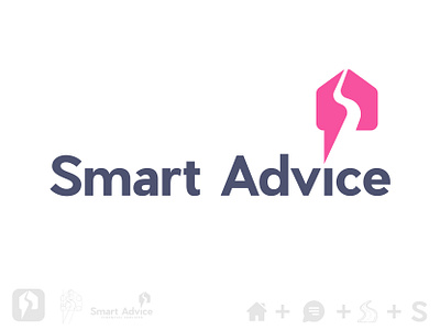 Smart Advice Financial Services Logo Design advice brand design brand identity branding branding design financial flat logo grid logo logo logo design logo designs logo mark logodesign logos logotype minimalist logo services smart