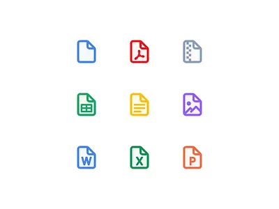 🔎 Web App for Auditors - File icons app desktop drag and drop file files filetype icon icon set icono iconography icons illustration ui upload ux web
