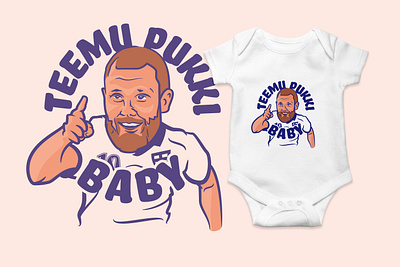 Teemu Pukki Baby custom baby body design baby body character teemu pukki