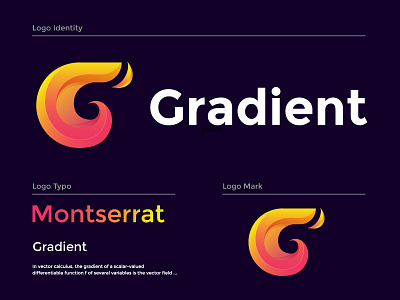 Gradient Logo branding branding and identity branding design corporate identity g letter g letter logo gradient graphic graphic design icon icon design icon design logo design identity design illustration logo vector