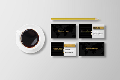 04 business card design design illustration typography zitherena