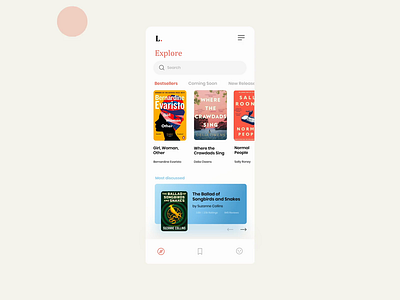 LIBRO books app animated animation books app ui ui animation ux