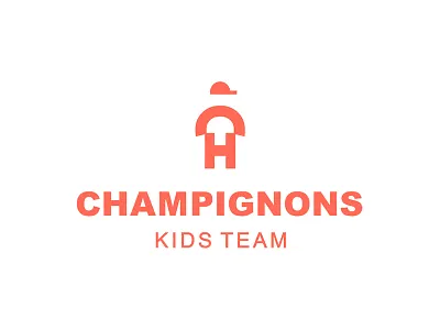 Champignons team brand identity branding champignons champions child forest kids letterch letterch logo logo design logoidea logomark logotype mushrooms scouts team