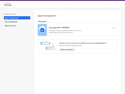 Manage ALL the Agents!!! card empty state modal ui