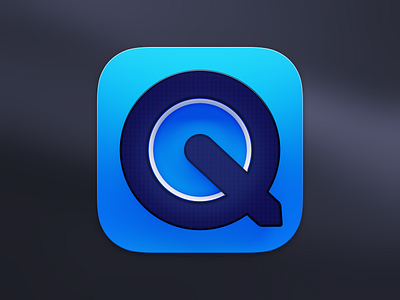 QuickTime Player Icon for macOS Big Sur 3d big sur design display icon ios lucas haas pixel quicktime ui