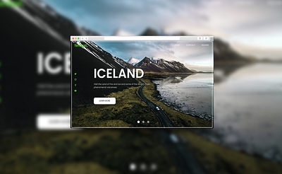 ICELAND. design minimal ui ux web website