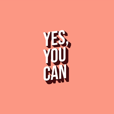 Yes you can arabic typography can happy positive poster poster design posters procreate profile quotes texture type typedesign typo typogaphy yes you