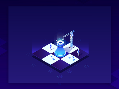 Strategy Development 2d adobe illustrator branding design icon illustration isometric design isometry strategy development ui vector