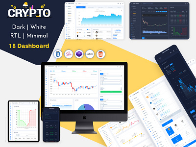 Cryptio Tokenizer Crypto Currency Admin Template admin admin dashboard admin template admin theme animation bitcoin bootstrap 4 bootstrap admin template bootstrap admin theme crypto cards crypto dashboard cryptocurrency dashboard template google design ico admin responsive ui ux