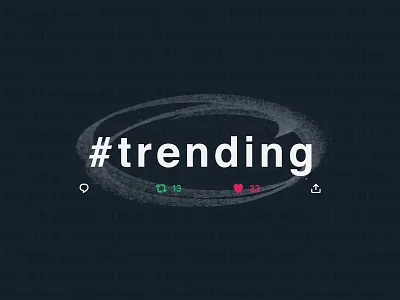 #trending blue comment design hashtags like share social media