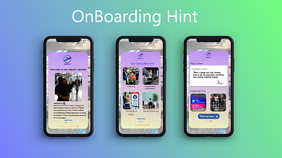 On-Boarding Hint app dailyui dailyuichallenge design icon ui ux
