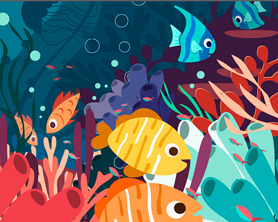 Black Sea app art design illustration illustrator sea ui vector