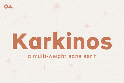 Karkinos // A Multi-Weight Sans Serif advertising branding calligraphy handwriting handwritten lettering logo minimal minimalist font packaging professional sans serif sans serif font sans serif fonts serif font simple social media typeface typeface design wedding