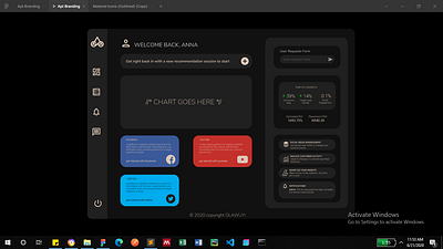 Dashboard - User dashboard dashboard app dashboard design figma illustration ui web web design