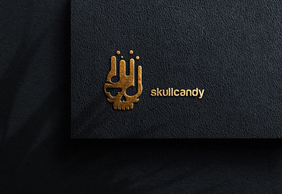 Skullcandy Branding concept branding design illustration logo logo design logo mark logotype mockups skull logo skullcandy textures typogaphy ui uidesign uiuxdesign