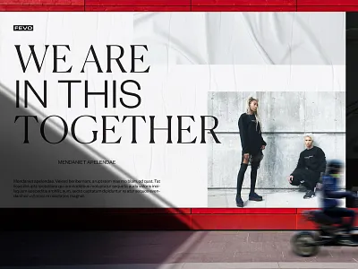 Fevo Poster brand identity branding design fashion graphic design layout style typography typography poster visual identity