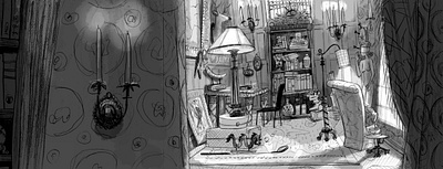 Room 1 animation art art design environment design illustration production design