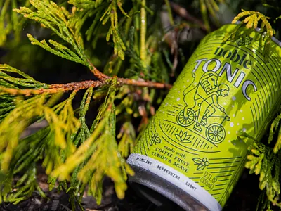 Noble Tonic Packaging agave beverage beverage design beverage packaging bicycle can design can packaging coffee lemon lion packaging tonic