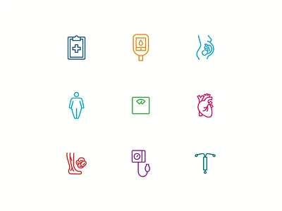 Health in Pregnancy Icons icon medical icons pregnancy women