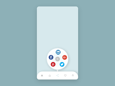 share button app dailyui design ui ux web